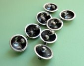 Mini Segmented Saucer Earrings-Shorter Version