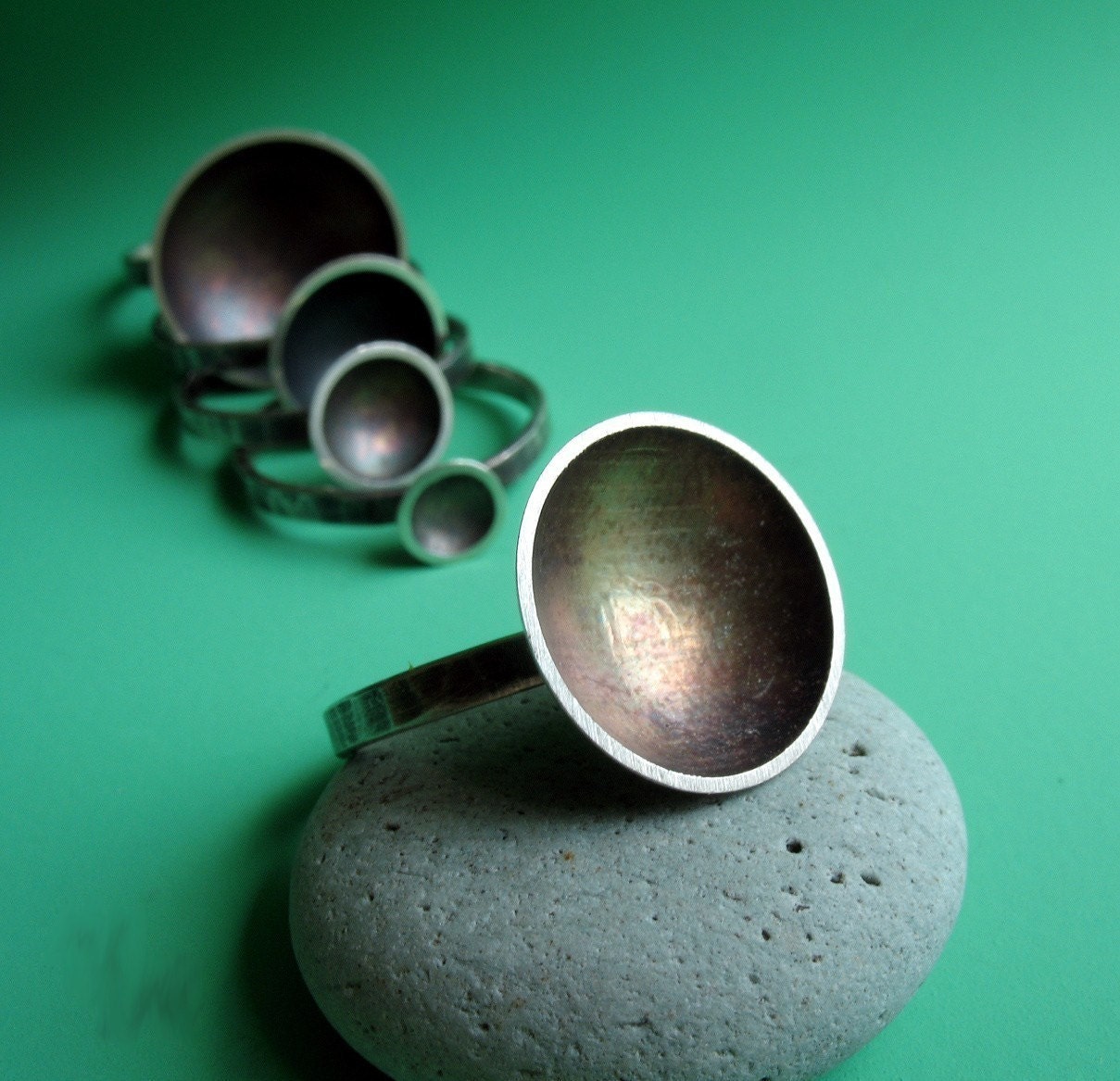 Extra Large Saucer Ring