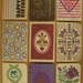 set of nine hand-printed cards, Belle assortment