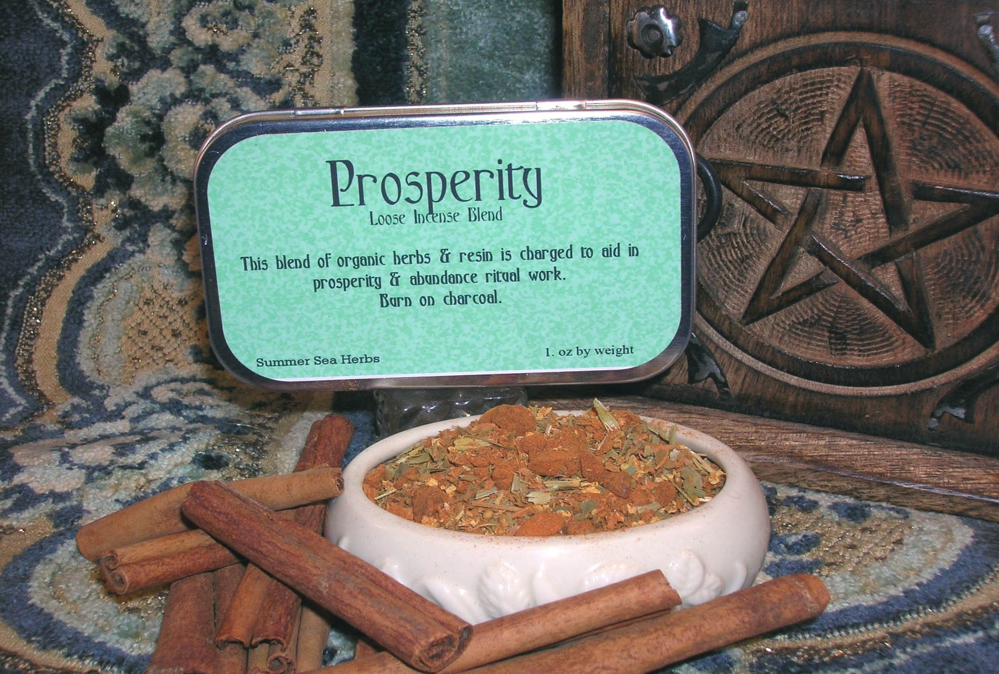 Prosperity and Abundance Loose Herbal Incense Blend