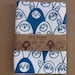 blue Birdy tea towel