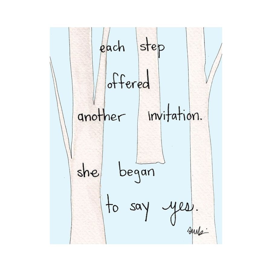 say yes card