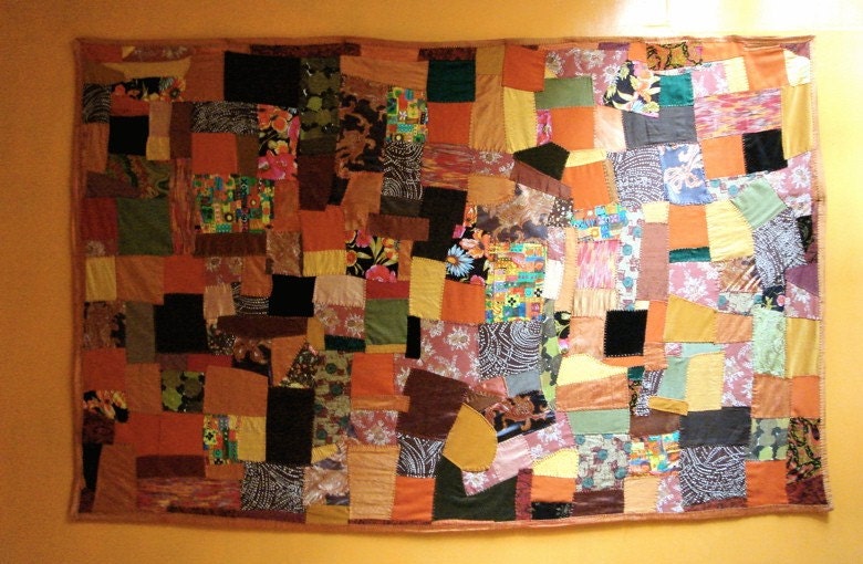 Flower Garden Quilt made entirely by Hand