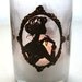 Screenprinted Cameo Votive