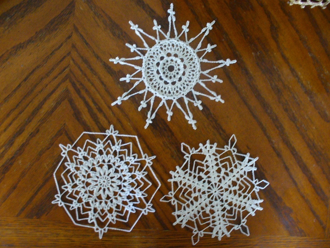 Choose 2 of these Beautiful Snowflakes - Designs 4