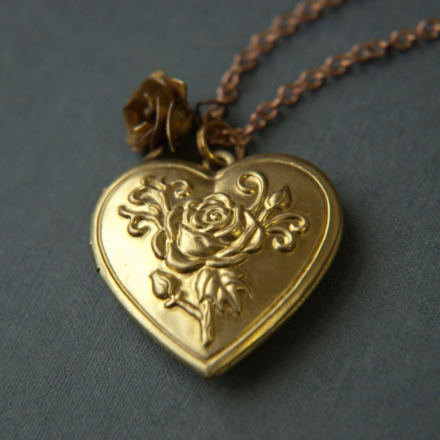 Be Mine Heart Locket Necklace