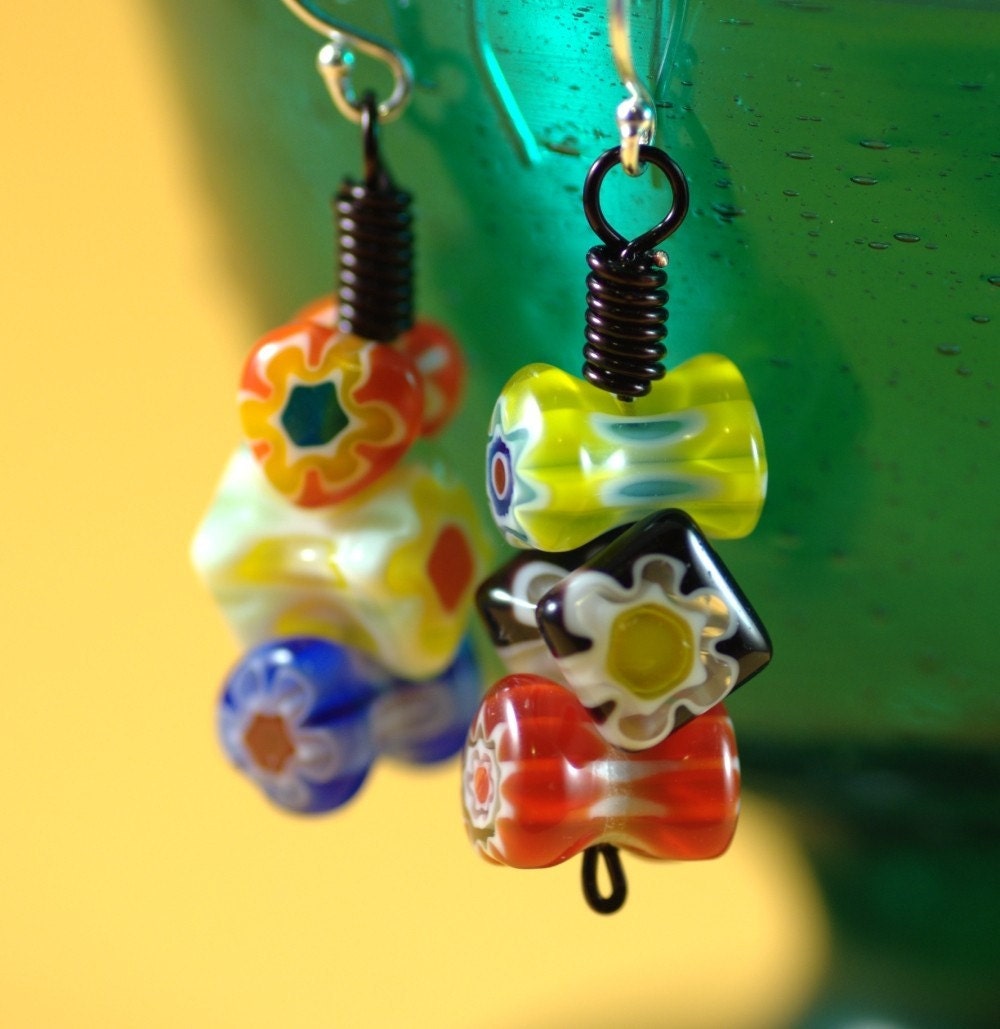 Millefiori Earrings