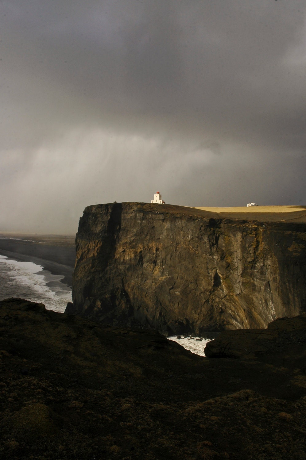 Icelandic Dyrholey Lighthouse photo Print