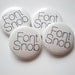 Font Snob - pinback button