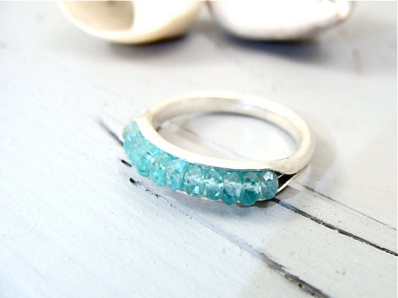 skinny apatite stack ring