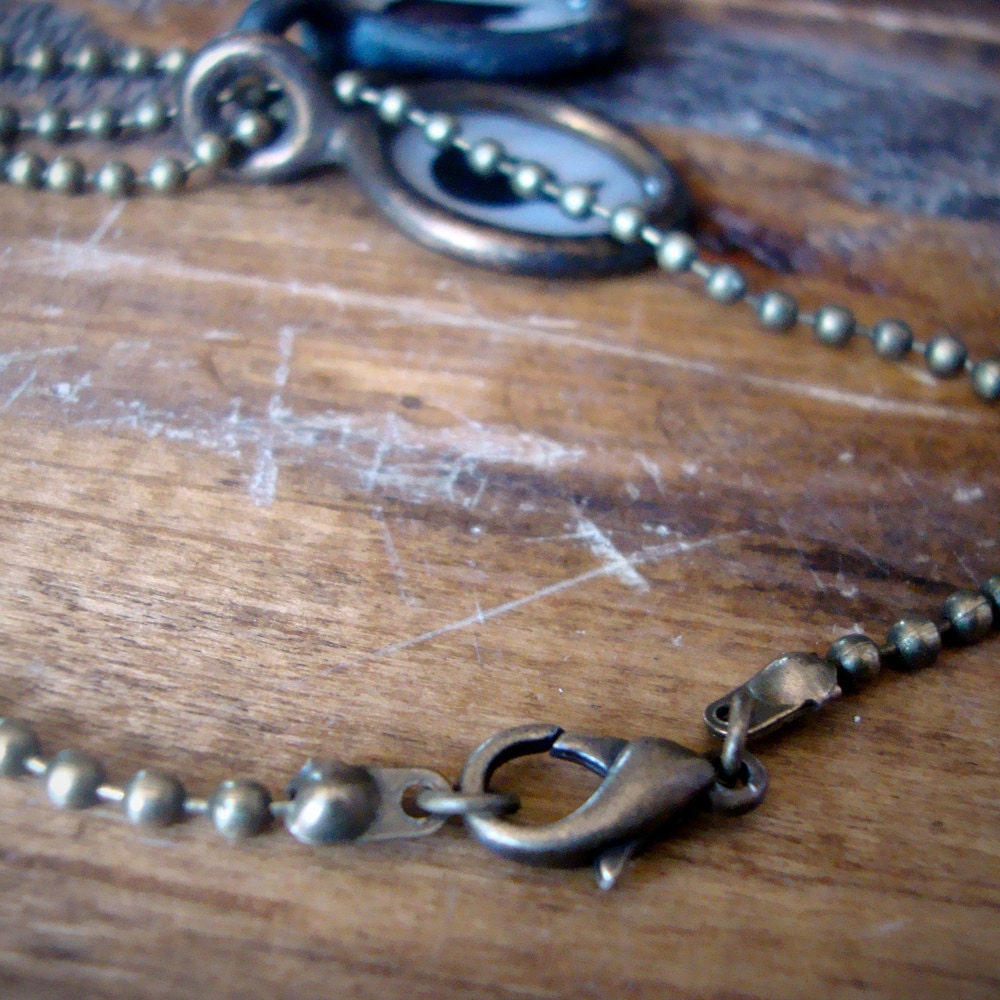 large size . one pendant custom silhouette necklace