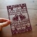 Papel Picado Laser Cut Save the Date
