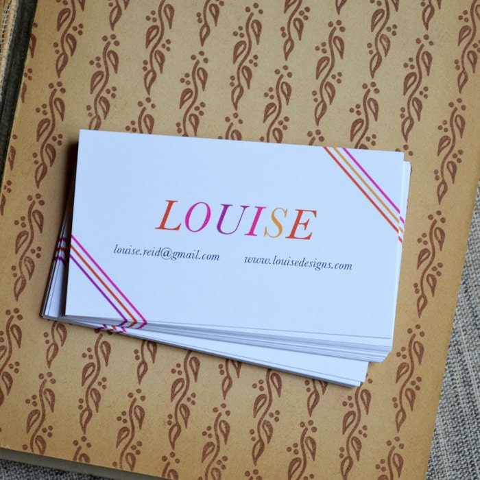 Rio Stripes Calling Cards