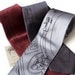 Record Player men's necktie. Turntable tonearm silkscreen print. Choose narrow or standard width.