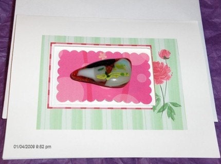 Handmade BROOCH plus Card