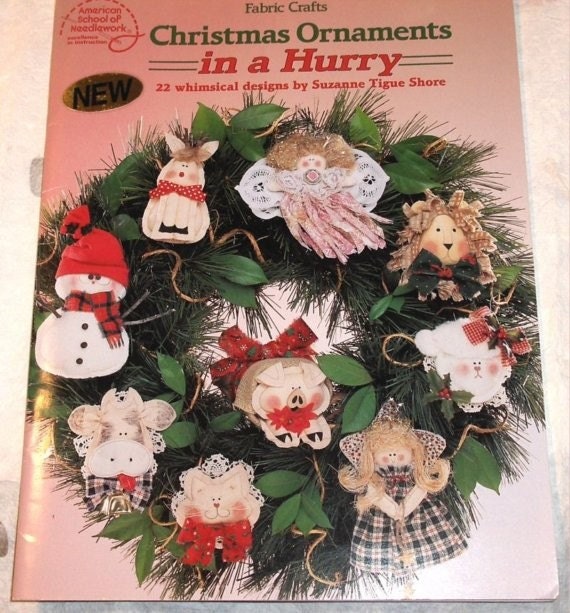 Craft Book Christmas Ornaments Vintage