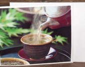 JAPANESE TEA  Genmaicha  plus CARD Under 5 Dollars