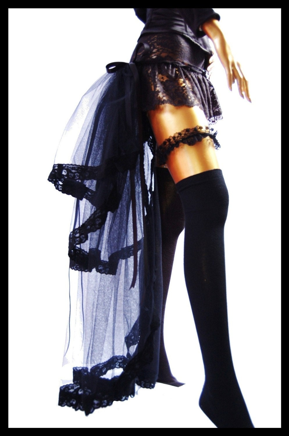 Victorian Saloon Showgirl Dita Gothic Burlesque Bustle Lolita DIXIE DAYDREAM Cabaret Steampunk Fashion Gypsy Pageant Couture