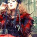 Steampunk Feather Shrug Gothic Hollywood Glamour SAVAGE ROSE Victorian English Eccentric Couture Fashion by Lovechild Boudoir.