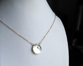 Snowflake Necklace - Jumbo Keishi Pearl with Gold