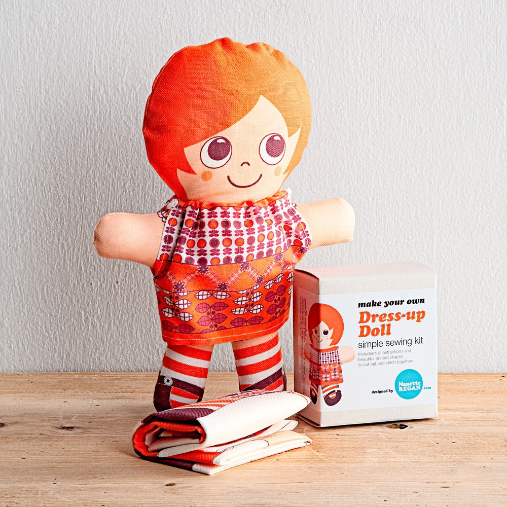 Make Your Own Dress Up Doll Sewing Kit
