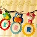 Unique Personalized Felt Animals Name Wall Art Banner - Decoration for Baby Nursery, Party, Kids Bedroom or Playroom (listing for 4 letters)