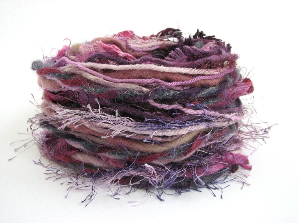 Creative Yarn Inspiration Pack,  Passionate Purples, 30 metres assortment, lilac, violet, lavender, trim, collage, embroidery