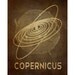 Copernicus 16x20  - Rock Star Cosmic Pioneer Fine Art Astronomer Poster Print - Heliocentric