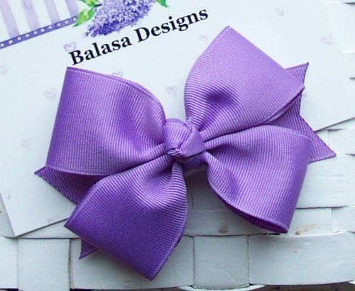 Boutique Dark Orchid Hair Bow