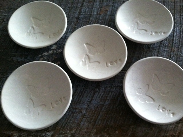 Wedding Favors Butterfly Ring Dishes Set of 100