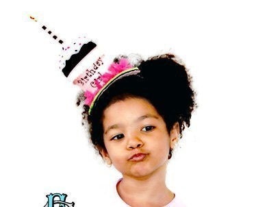Handmade Birthday Girl Cupcake Hat by Sew Cute Sweets