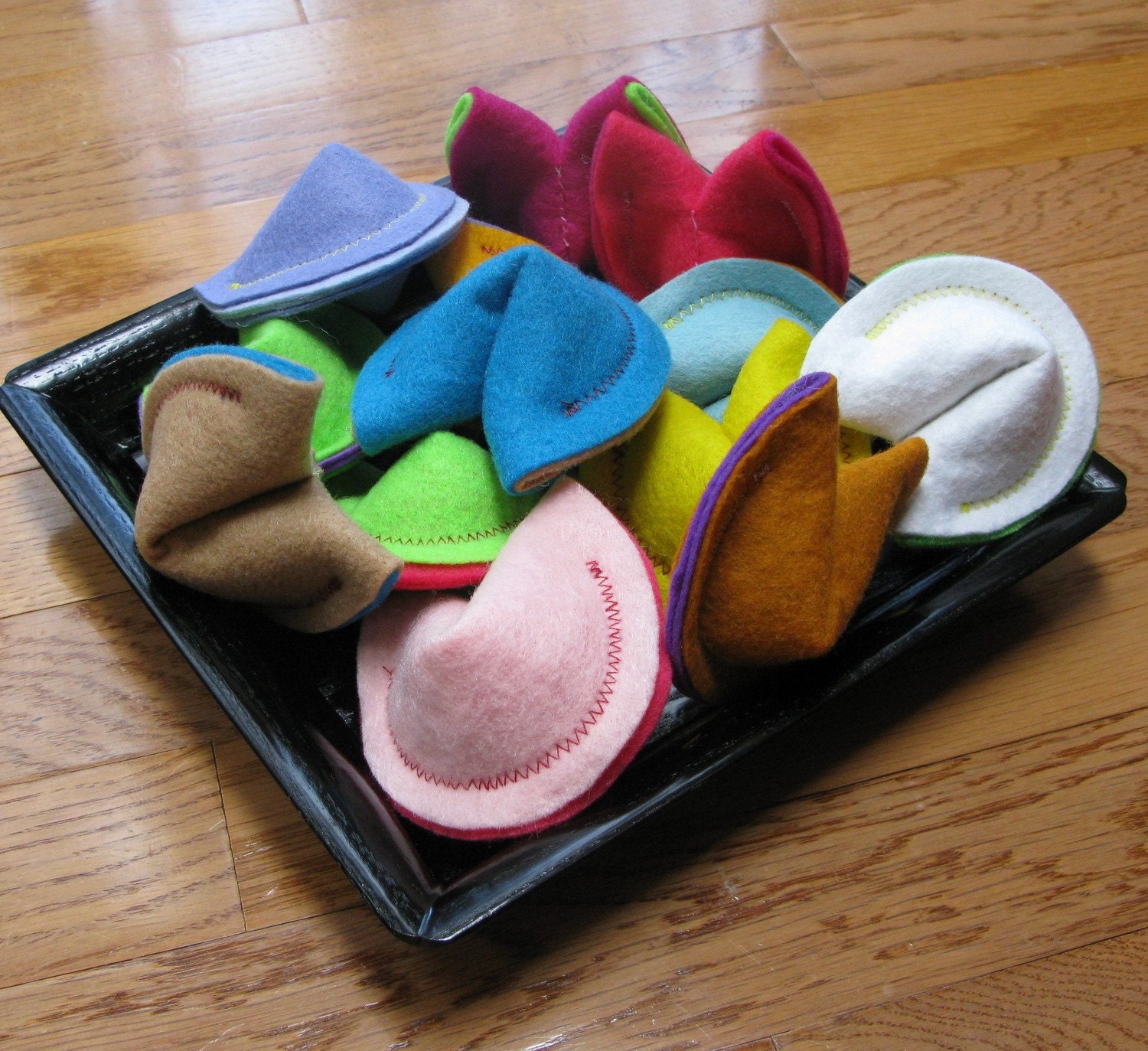 Dozen Felt Fortune Cookies by Sew Cute Sweets