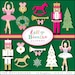 Christmas clipart from The Nutcracker Sugar Plum Fairy Trees, Wreath