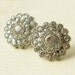 Crystal Bridal Stud Wedding Earrings, Vintage Style Bridal Jewelry, Rhinestone Bridal Earrings, Art Deco Style Wedding Jewelry, VICTORIA
