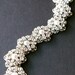 Vintage Wedding Bridal Cuff Bracelet, Crystal Bracelet Cuff, Art Deco Bridal Jewelry, Pearl & Crystal Bracelet, CHARLOTTE