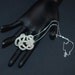 Silver Tangle ... Necklace . Pendant . Sterling Silver Chain . Unique . Galvanized Beads . Ndebele Rope . Beadweaving . Knotted
