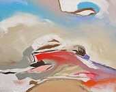 MOVING SALE - Painting Original Art Abstract Expressionism Modern Painting Acrylic Painting on Canvas by Linda Monfort