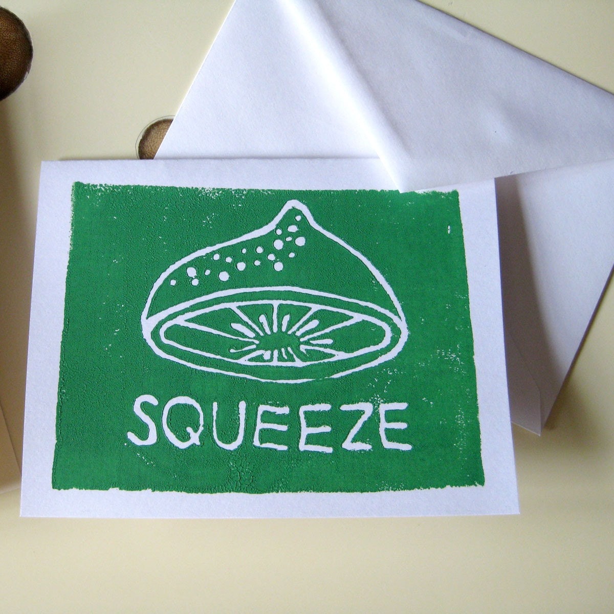 Squeeze Styro Print Card