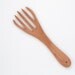 Kitchen Utensil Set Salad Servers by Baerreis Hand Carved Set- unstained Natural Cherry - Signed
