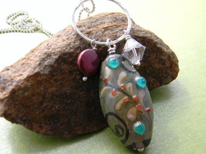 Colorful Glass Bead Necklace