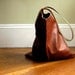13in Wedge tote - Cedar