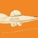 Outer Space Art - Lunastrella Robot, Space Station and Flying Saucer 8x10 Set of Three Prints- Fathers Day Gift for Dad - Fift for Husband