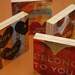 Fathers Day Gift for Husband Heart Art Collage Series Art Blocks - Set of 4 - 4 in x 4 in - Anniversary Gift - Gift for Wife