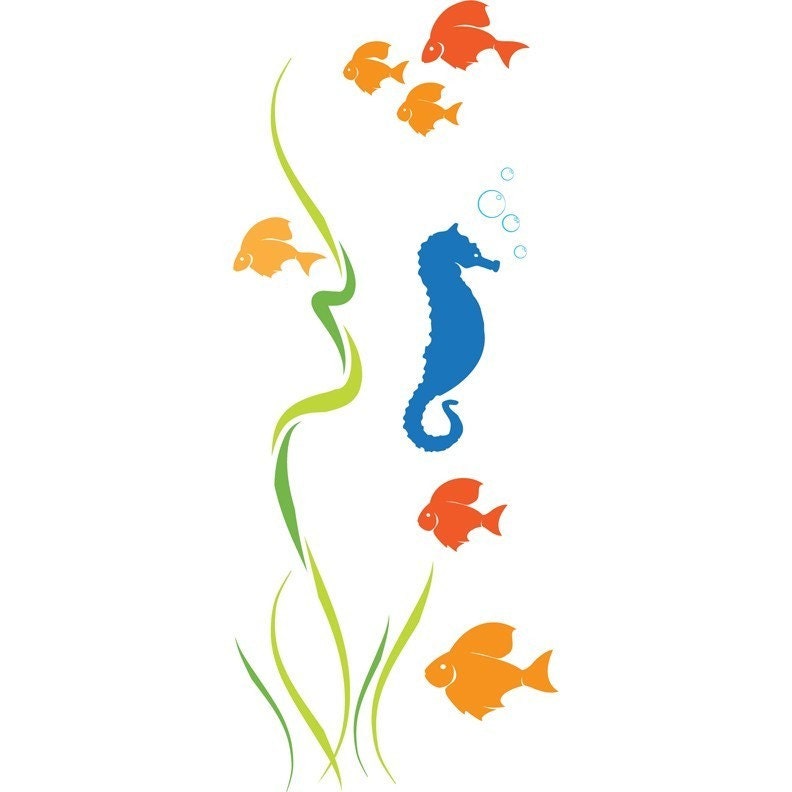 Under the Sea Vinyl Wall Decal Set