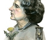 Rachel Carson portrait print- small