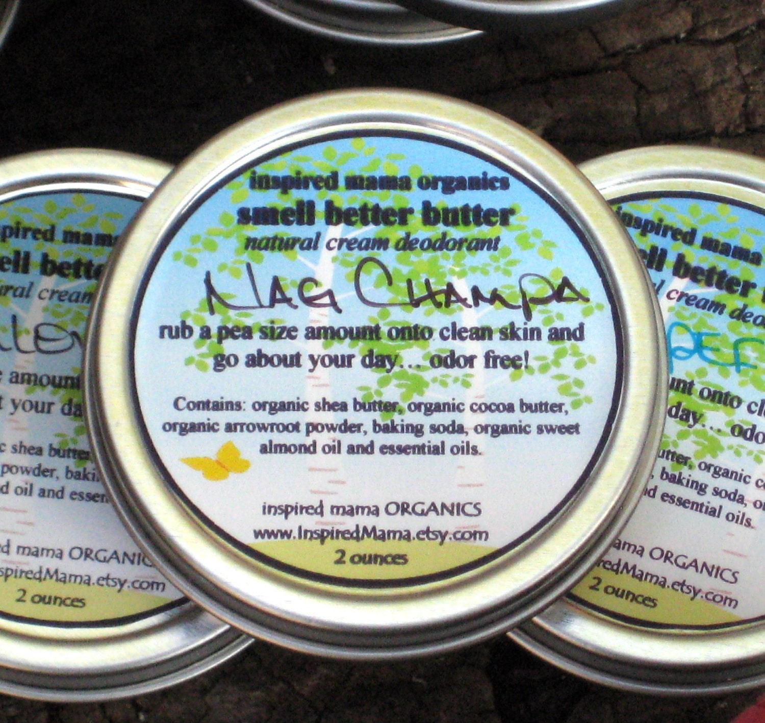 Smell Better Butter- natural cream deodorant ORGANIC