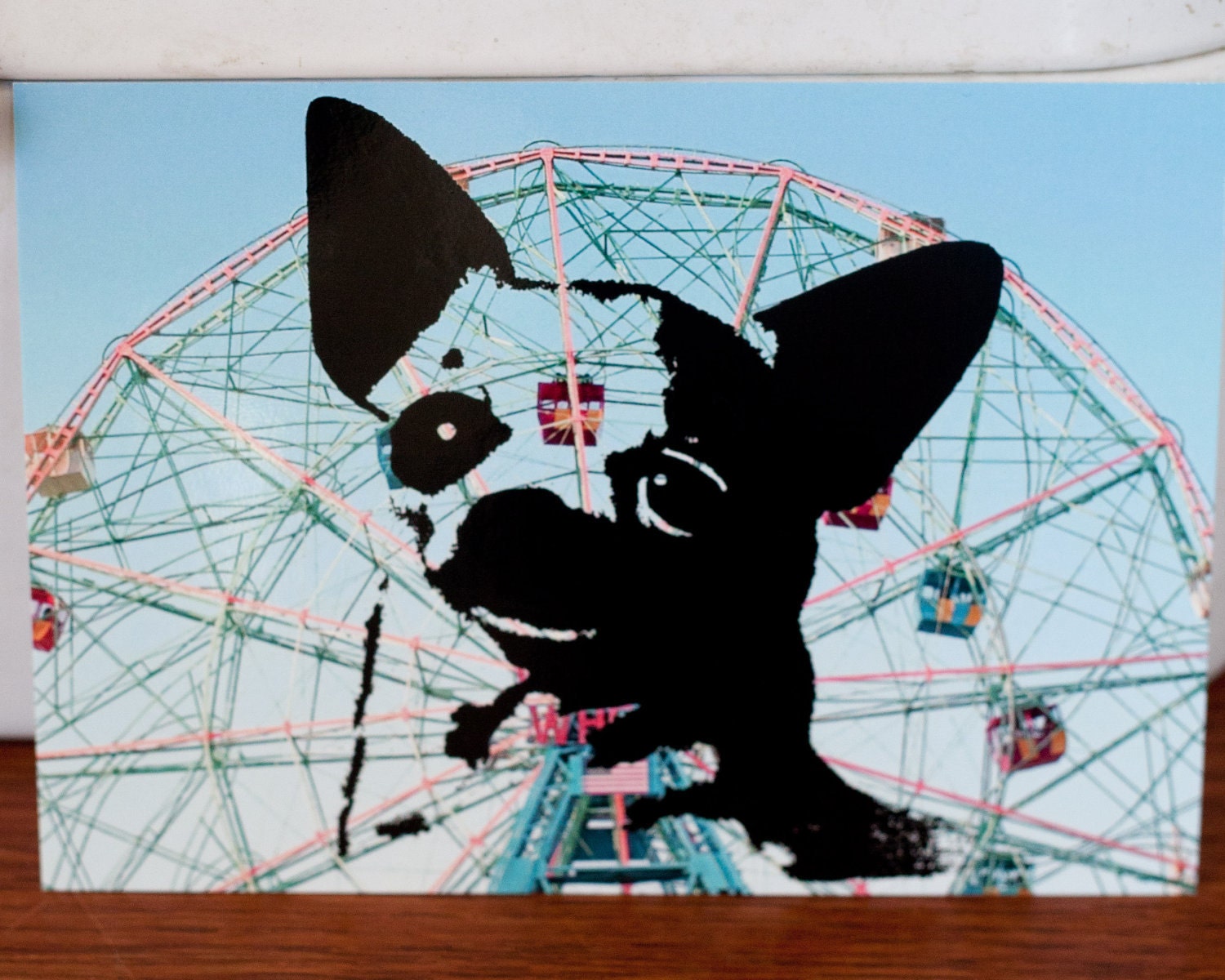 Chihuahua Postcards with envelopes - set of 4 - Chihuahua screen print, photograph - postcard set