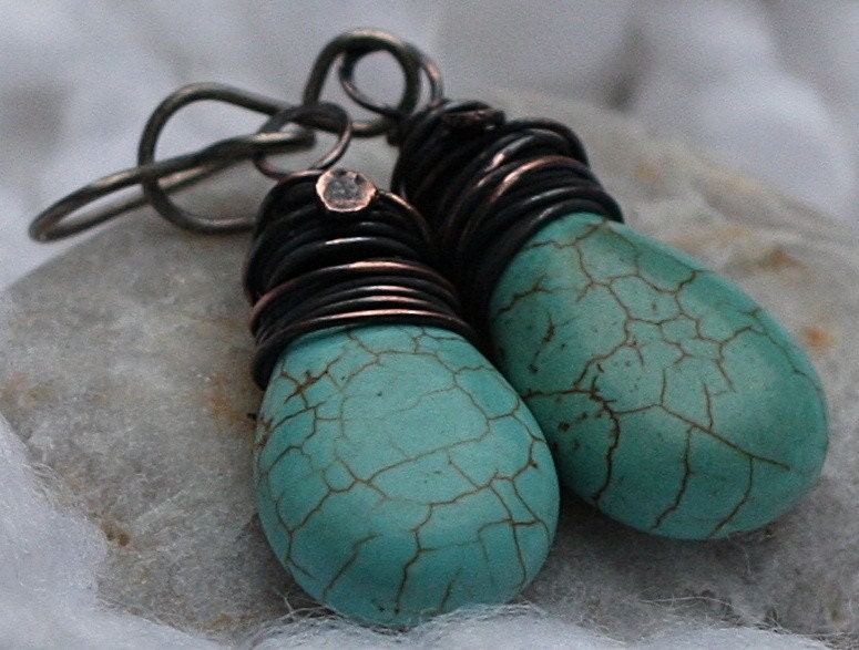 Gorgeous Turquoise Teardrops