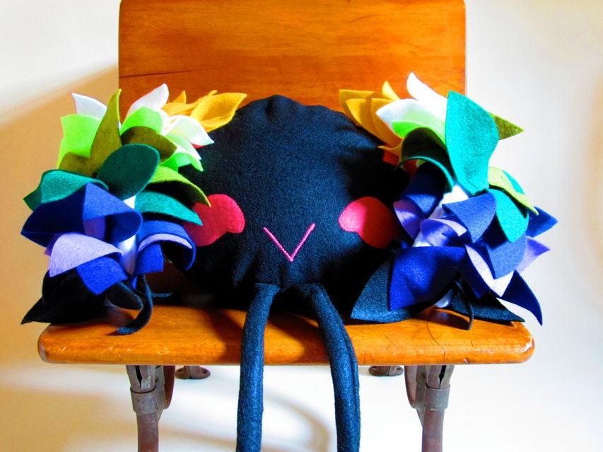 PERCHED Bird Pillow:  .Prisma.