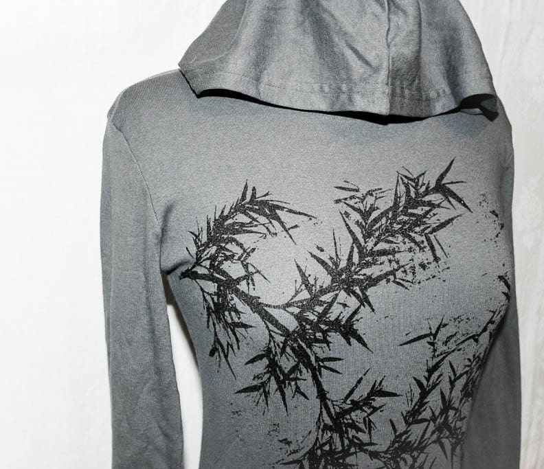 Black Bamboo Pullover Hoody